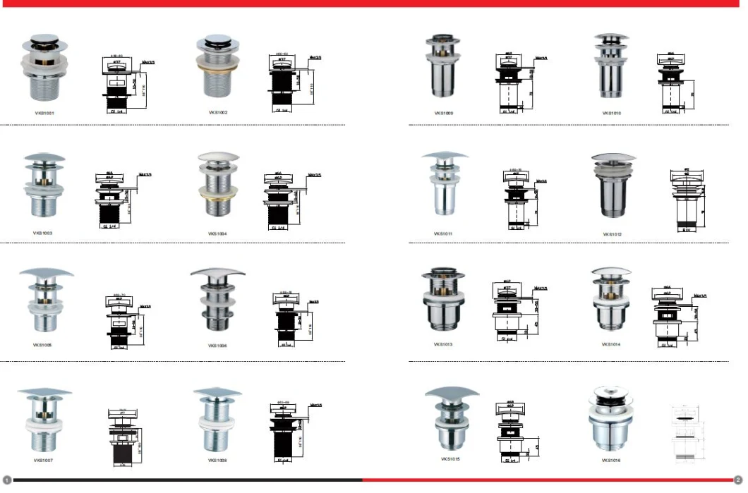 Bathroom Replacement Pugs Pop up Basin Plug (ALPJ0032)