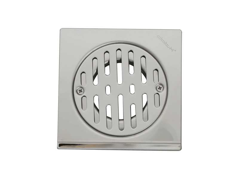 OEM 15cm Shower Drain Square Floor Drain with Tile Insert Grate Removable Multipurpose Invisible Look